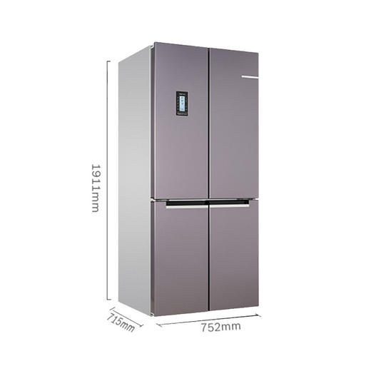 博世(BOSCH)452升 十字对开门冰箱 家用四门多门电冰箱 BCD-452W(KFT78A271C) 商品图2