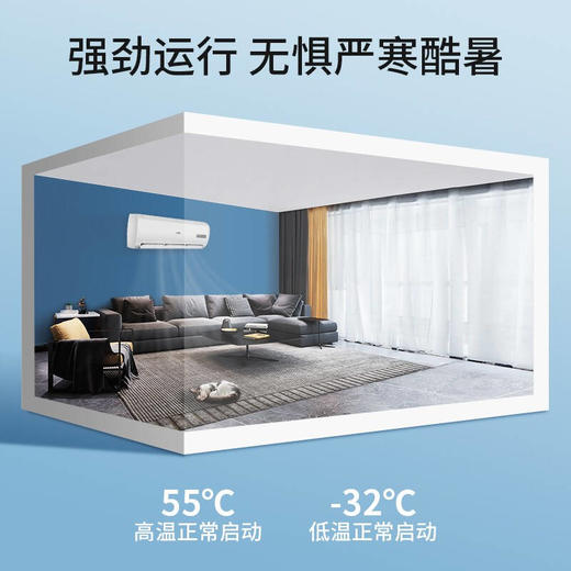 海尔壁挂式卧室新风空调 一级能效变频冷暖五重净化智能物联家用空调挂机KFR-26GW/01ABA81AU1 商品图4