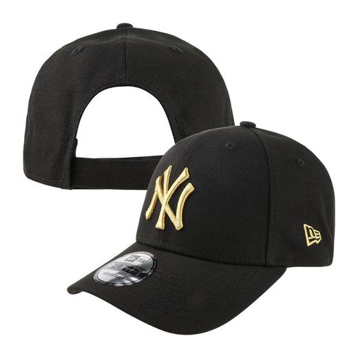 New Era纽亦华MLB纽约洋基队硬顶棒球帽男女NY遮阳弯檐鸭舌帽子 70335252-黑色 均码OSFA适合头围(56-62cm) 商品图4