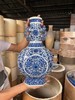 杜芳星：缠枝莲牡丹花卉八方双耳瓶 商品缩略图0