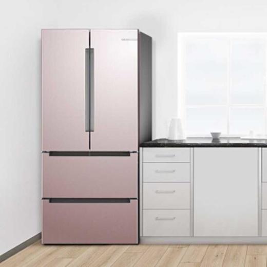 博世 BOSCH BCD-478W(KFN86A166C)478L 风冷无霜 变频多门冰箱 维他保鲜 铂金净风(玫瑰金) 商品图1