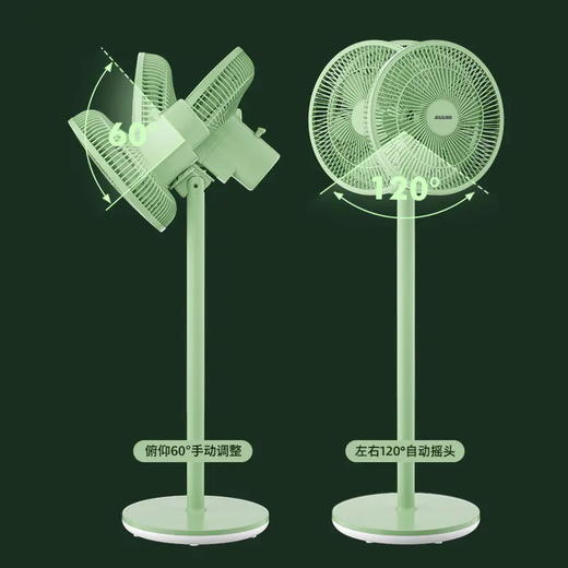 【SIUU 西佑F3电风扇落地扇】家用卧室 风扇节能 定生台式 电扇小风扇立式大风量客厅6叶扇 商品图6