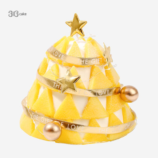 金黄芒果塔奶油蛋糕，可选1.5磅（sq） 商品图0