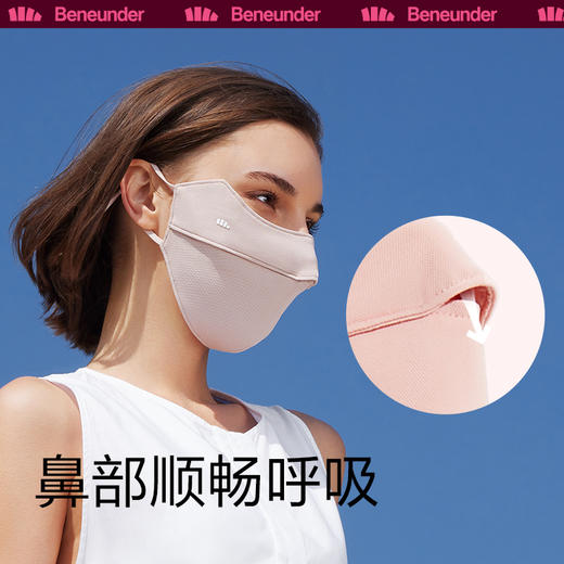 蕉下 护眼角 防晒口罩 防尘防紫外线冰丝 商品图3