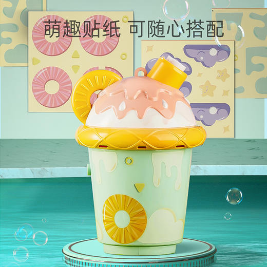 迪士尼正版米奇米妮泡泡棒LOL惊喜奶茶杯泡泡机儿童少女心手持电动全自动安全无毒泡泡玩具 商品图3