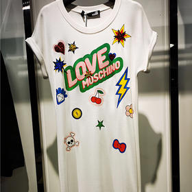 LOVE MOSCHINO 莫斯奇诺 女士裙子 白色 W5A1 101E 1859 A00