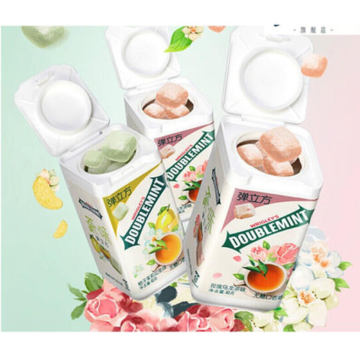 弹力方口香糖净爽冰拧味18粒 商品图2