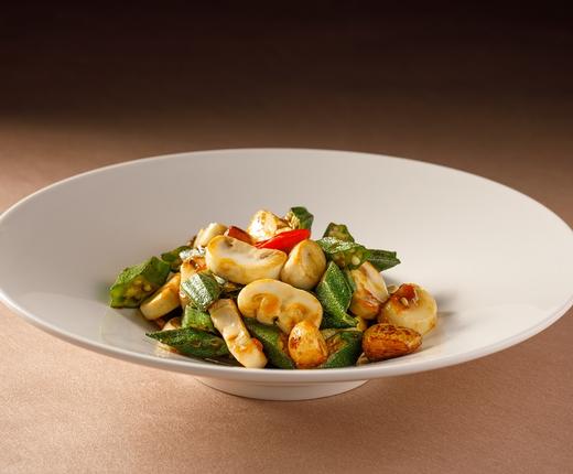 秋葵炒鲜贝(份) 商品图0