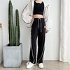 2022春季新款宽松高弹休闲裤运动裤女高腰显瘦垂坠感 商品缩略图0