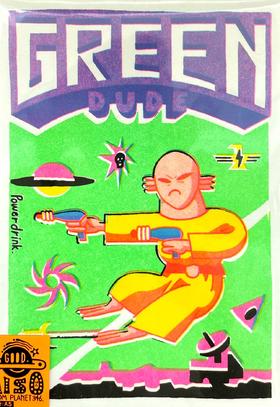 很好商店｜RisoA5海报『GREEN DUDE』