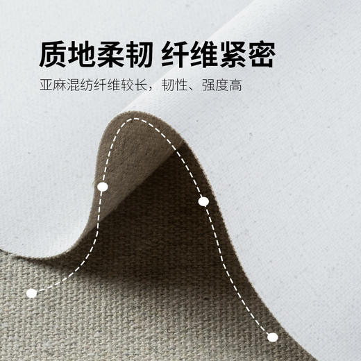 中盛画材油画框颜料用批发细纹K7042亚麻混纺涂层油画布幅宽220cm 商品图2