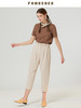 Famecoco范可儿休闲裤夏季薄款宽松直筒裤女垂感高腰显瘦F223GA016 商品缩略图2