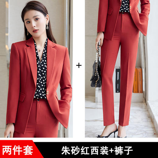 减龄气质，新款时尚显瘦小西装小脚长裤职业两件套XZ-YXZ8020 商品图12