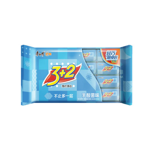 康师傅3+2苏打夹心饼干分享装300g*3包 商品图2
