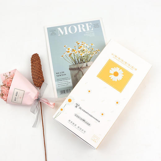 黛唯梵日系盒装小雏菊导湿裤板蓝根石墨烯裤裆透气中腰无痕三角内裤女国庆清明出游 商品图1