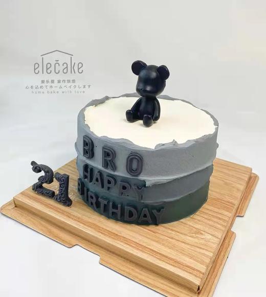 温雅冷灰小熊蛋糕 商品图2