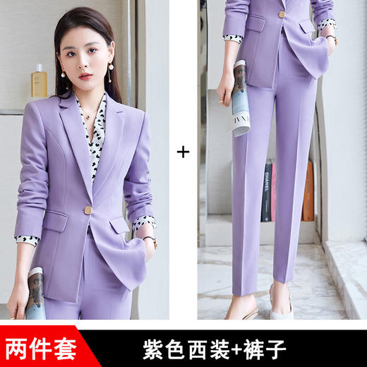 减龄气质，新款时尚显瘦小西装小脚长裤职业两件套XZ-YXZ8020 商品图6