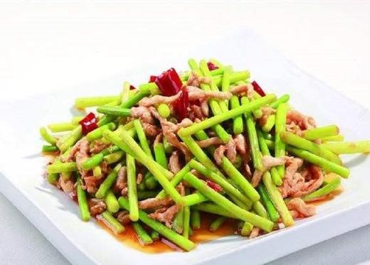 蒜苔炒肉丝(份) 商品图0