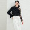 EITIE爱特爱夏季新款时尚蕾丝拼接镂空百搭小上衣6613307 商品缩略图2