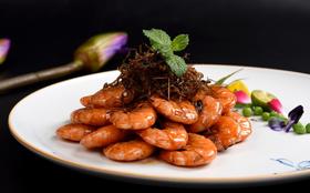 山蒜爆沙虾(份)