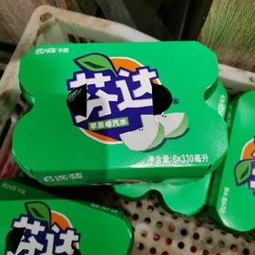 芬达苹果味汽水330ml*6听