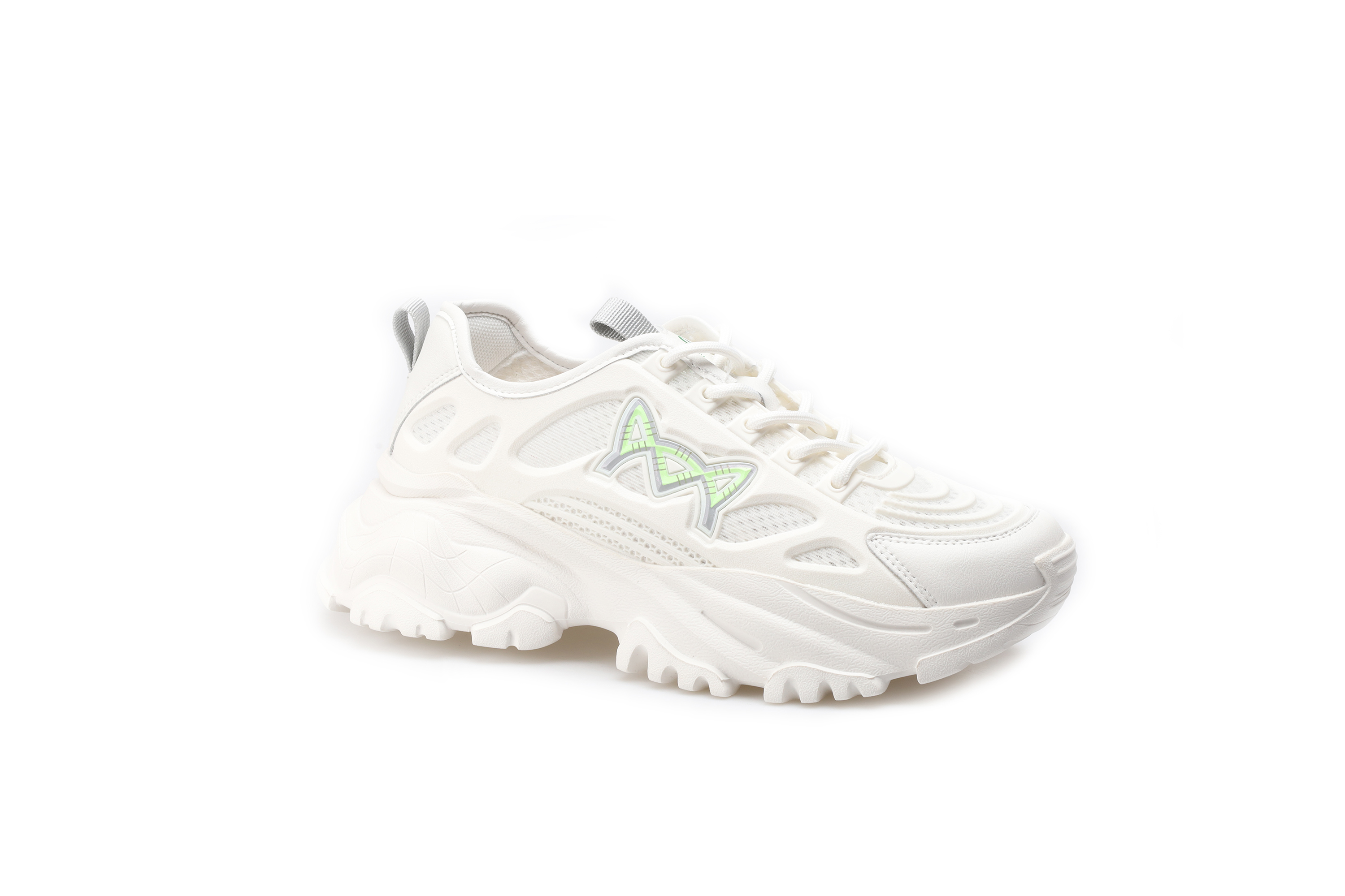 豪麟名鞋奥莱迪嘉女装牛皮革/织物时尚老爹鞋DJYSO21WX213绿色  原价1660元