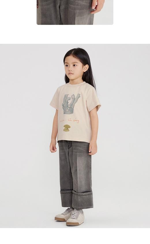 江南布衣 22年夏装新款 短袖T恤  1M3110030 商品图3