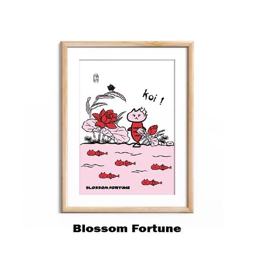 版画《锦鲤附身》 商品图0