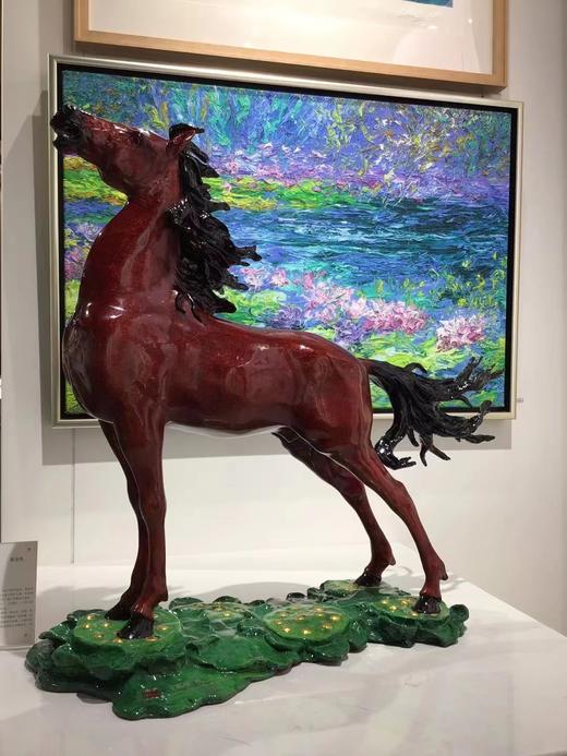 【6F阿斯蒙迪】陈金庆御风逐香远青铜雕塑艺术品 商品图1