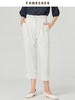 Famecoco范可儿休闲裤夏季薄款宽松直筒裤女垂感高腰显瘦F223GA016 商品缩略图3