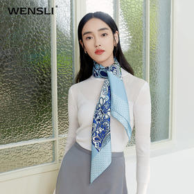 双面印花大方巾-花期