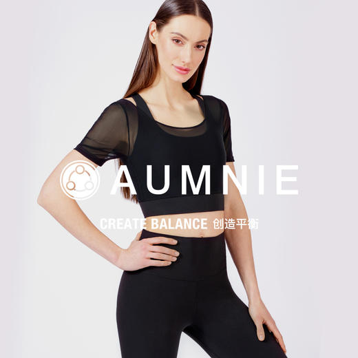 【新品】联合双层网纱上衣 UNITY MESH CROPPED TOP 商品图1