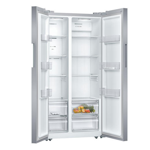 博世(BOSCH) 502升保湿鲜生代对开双门冰箱 无框玻璃门 纤薄款 风冷无霜 BCD-502W(KAS50E20TI) 商品图2