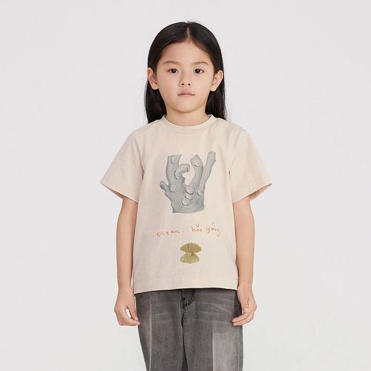 江南布衣 22年夏装新款 短袖T恤  1M3110030 商品图2