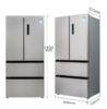 美菱(MELING)521升 多门法式电冰箱 大容量 一级能效 净味养鲜 风冷无霜 节能轻音 BCD-521WPUCX 商品缩略图5