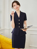 职业装高端酒店前台工作装女夏季接待工装正装套装裙美容院工作服 商品缩略图1