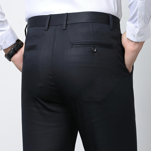 【棉质混纺】罗蒙春夏男装休闲西裤男士商务正装通勤百搭休闲裤男长裤 商品图7