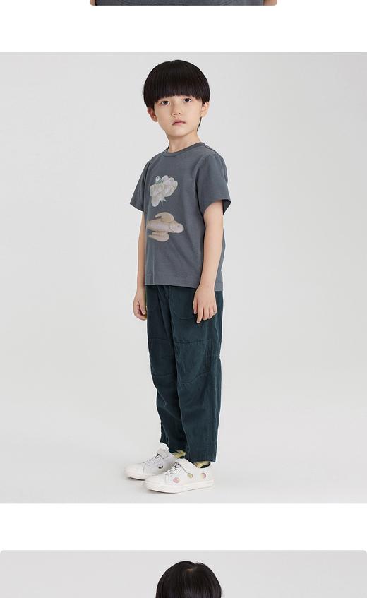 江南布衣 22年夏装新款 短袖T恤  1M3110030 商品图5