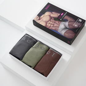 黛唯梵HACCI男士内裤漫画裤1.0中腰舒适透气莫代尔无痕男士平角内裤盒装国庆清明出游