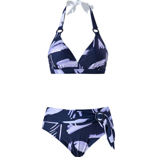 sisia2022新款泳衣女分体式国潮性感v领游泳专用钢圈泡温泉两件套 商品图4