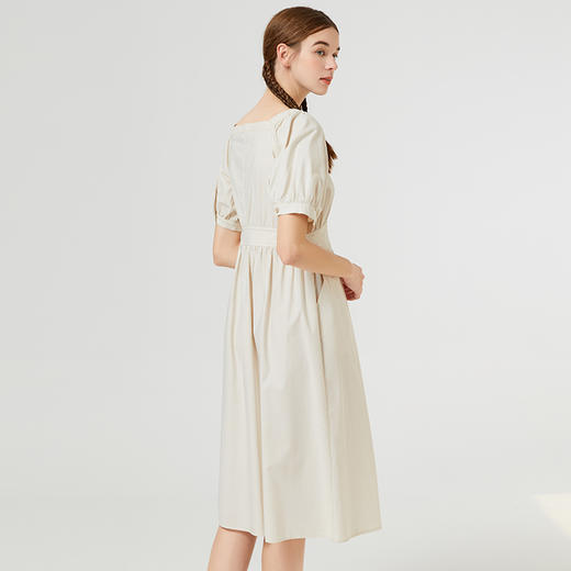 Famecoco范可儿艺术风格奶甜裙子夏季女装新款高腰超仙茶歇裙F223FA025 商品图2