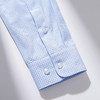 【专柜定制刺绣款】罗蒙春夏长袖衬衫男士商务通勤百搭竹纤维格子衬衣 商品缩略图5