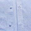 【专柜定制刺绣款】罗蒙春夏长袖衬衫男士商务通勤百搭竹纤维格子衬衣 商品缩略图4