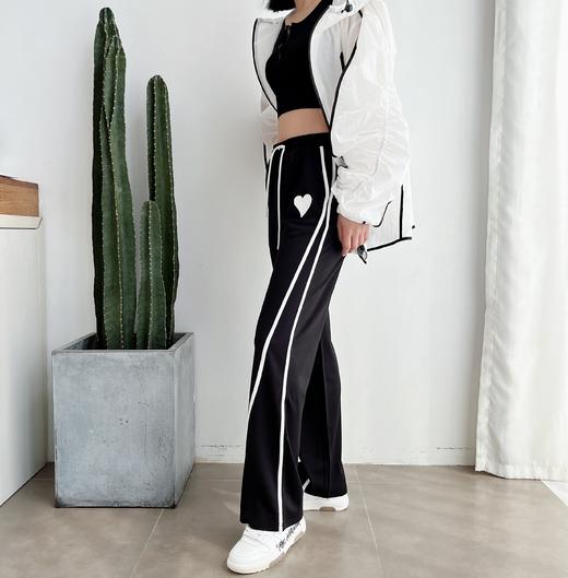 2022春季新款宽松高弹休闲裤运动裤女高腰显瘦垂坠感 商品图1