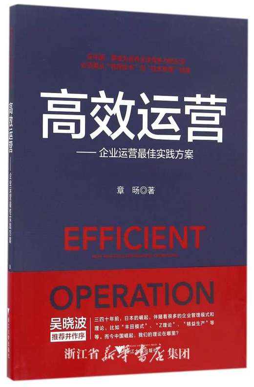 高效运营——企业运营最佳实践方案/章旸/浙江大学出版社 商品图0
