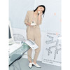 NEELLY纳俪休闲裤女2022春夏新款直筒裤显瘦西装裤百搭时尚N22041H01029 商品缩略图1