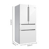 博世 BCD-605W(KFF98AA26C) 605升 多门 四门冰箱 大容量无霜变频冰箱维他保鲜铂金净风 商品缩略图1