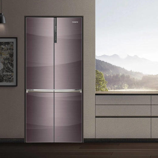 卡萨帝冰箱家用551升嵌入式4门十字对开门大容量风冷无霜不串味变频节能 极光紫BCD-551WDCPU1 商品图1