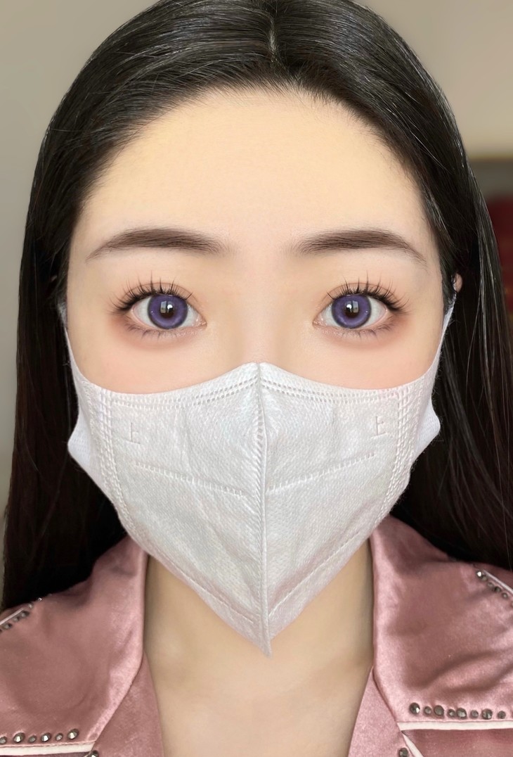 serltyca年抛隐形眼镜 紫薯姬14.5mm 1副/2片-VVCON美瞳网11