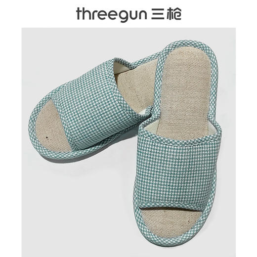 夏日亚麻居家拖鞋（女款） 商品图1